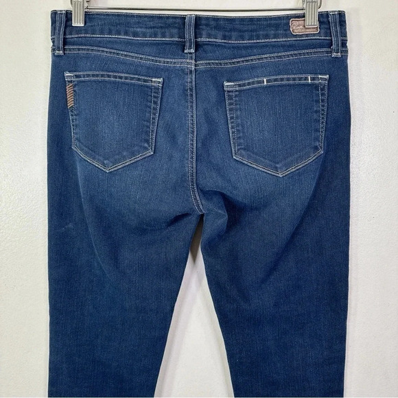 Paige Womens 29 Roxie Capri Ankle Crop Low Rise Dark Wash Skinny Jeans - Picture 11 of 14